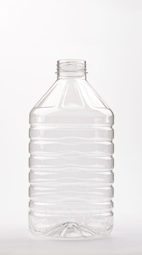 3000 cc Kısa Kare Pet Şişe