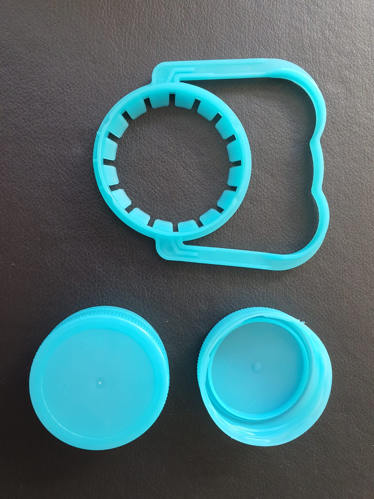 48 mm Turkuaz Kapak Kulp Takım